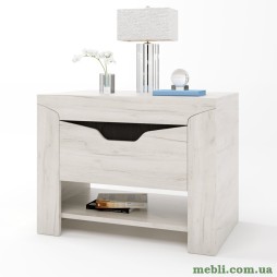 Тумба біля ліжка Еверест Ліберті 60х38х45.5 дуб крафт білий