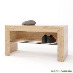 Тумба для взуття Еверест Ліберті 90х38х46 дуб крафт золотий