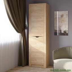 Шафа-пенал закрита Еверест Ліберті правий дуб крафт золотий