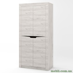 Шафа розпашна Еверест Ліберті-1000 дуб крафт білий
