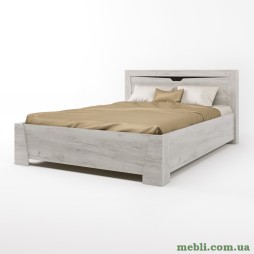 Ліжко двоспальне Еверест Ліберті-1400 140х200 дуб крафт білий