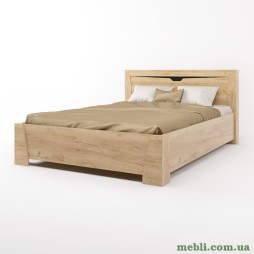 Ліжко двоспальне Еверест Ліберті-1400 140х200 дуб крафт золотий