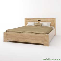 Ліжко двоспальне Еверест Ліберті-1600 160х200 дуб крафт золотий