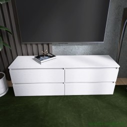 Тумба під телевізор Еверест ЛТВ-1400 Лайт 140х38х49 Німфея Альба