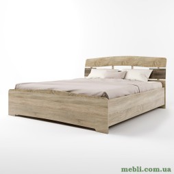 Ліжко двоспальне Еверест Марго 160х200 сонома/трюфель