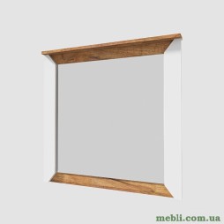 Дзеркало настінне Еверест Нордік-800 80х6х77 Білий/Дуб крафт золотий