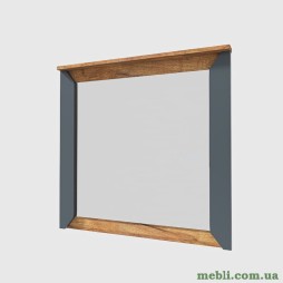 Дзеркало настінне Еверест Нордік-800 80х6х77 Графіт/Дуб крафт золотий