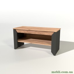 Тумба для взуття Еверест Нордік-900 90х38х45 Графіт/Дуб крафт золотий