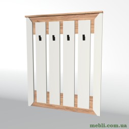 Вішалка настінна Еверест Нордік-900 90х6х110 Білий/Дуб крафт золотий