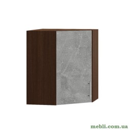Кухонний модуль верхній кутовий Еверест Оптіма В17-600 Бетон 60х60х72