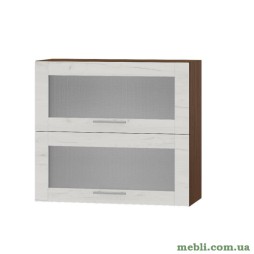 Кухонний модуль вітрина Еверест Оптіма ВВ14-800 Дуб крафт білий 80х30х72