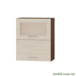 Кухонний модуль верхній вітрина Еверест Оптіма ВВГ14-600 Дуб шамоні світлий 60х30х72