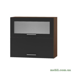 Кухонний модуль верхній вітрина Еверест Оптіма ВВГ14-800 Антрацит 80х30х72