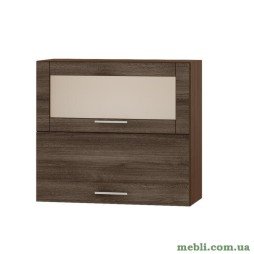 Кухонний модуль верхній вітрина Еверест Оптіма ВВГ14-800 Дуб шамоні темний 80х30х72