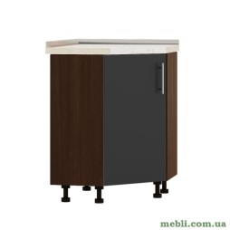 Кухонний модуль нижній кутовий Еверест Оптіма Н70-795 Антрацит (без стільниці) 80х80х82