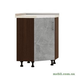 Кухонний модуль нижній кутовий Еверест Оптіма Н70-795 Бетон (без стільниці) 80х80х82