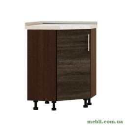 Кухонний модуль нижній кутовий Еверест Оптіма Н70-795 Дуб трюфель (без стільниці) 80х80х82