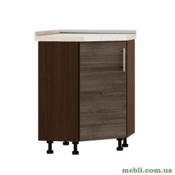 Кухонний модуль нижній кутовий Еверест Оптіма Н70-795 Дуб шамоні темний (без стільниці) 80х80х82