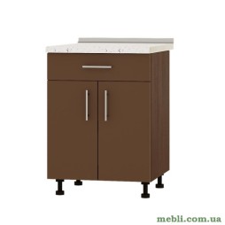 Кухонний модуль нижній із шухлядою Еверест Оптіма Н75-600 Капучіно (без стільниці) 60х47х82