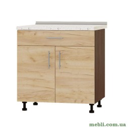 Кухонний модуль нижній із шухлядою Еверест Оптіма Н75-800 Дуб крафт золотий (без стільниці) 80х47х82