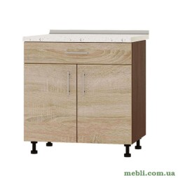 Кухонний модуль нижній із шухлядою Еверест Оптіма Н75-800 Дуб сонома (без стільниці) 80х47х82