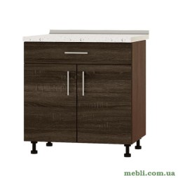 Кухонний модуль нижній із шухлядою Еверест Оптіма Н75-800 Дуб трюфель (без стільниці) 80х47х82