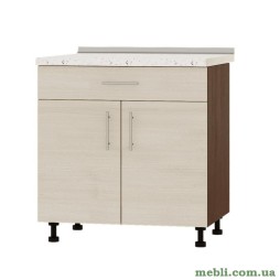 Кухонний модуль нижній із шухлядою Еверест Оптіма Н75-800 Дуб шамоні світлий (без стільниці) 80х47х82