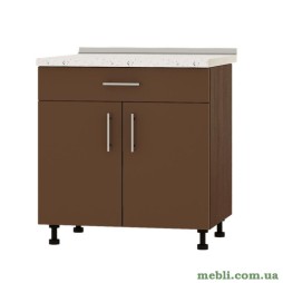 Кухонний модуль нижній із шухлядою Еверест Оптіма Н75-800 Капучіно (без стільниці) 80х47х82