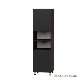 Кухонний пенал Еверест Оптіма Н76-600 Антрацит 60х57х215