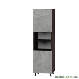 Кухонний пенал Еверест Оптіма Н76-600 Бетон 60х57х215