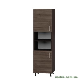 Кухонний пенал Еверест Оптіма Н76-600 Дуб шамоні темний 60х57х215