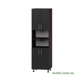 Кухонний пенал Еверест Оптіма Н77-600 Антрацит 60х57х215