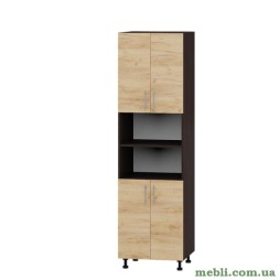 Кухонний пенал Еверест Оптіма Н77-600 Дуб крафт золотий 60х57х215