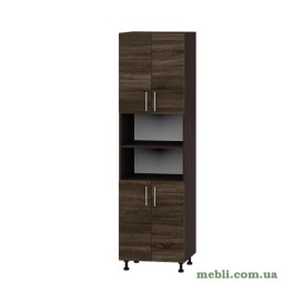 Кухонний пенал Еверест Оптіма Н77-600 Дуб трюфель 60х57х215