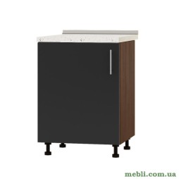 Кухонний модуль під мийку Еверест Оптіма Н79-600 Антрацит (без стільниці) 60х47х82