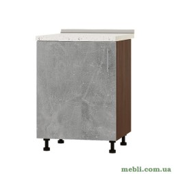 Кухонний модуль під мийку Еверест Оптіма Н79-600 Бетон (без стільниці) 60х47х82