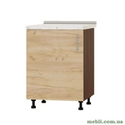 Кухонний модуль під мийку Еверест Оптіма Н79-600 Дуб крафт золотий (без стільниці) 60х47х82