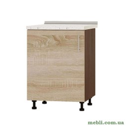 Кухонний модуль під мийку Еверест Оптіма Н79-600 Дуб сонома (без стільниці) 60х47х82