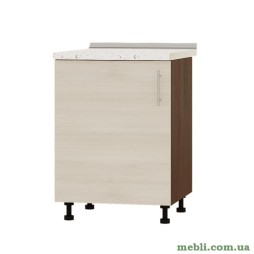 Кухонний модуль під мийку Еверест Оптіма Н79-600 Дуб шамоні світлий (без стільниці) 60х47х82