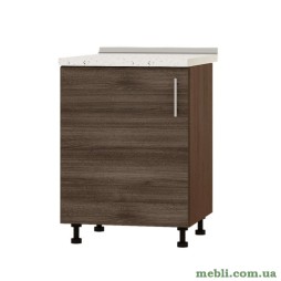 Кухонний модуль під мийку Еверест Оптіма Н79-600 Дуб шамоні темний (без стільниці) 60х47х82