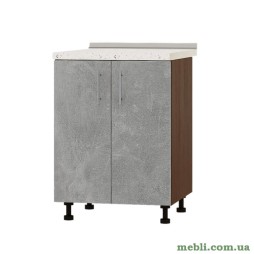 Кухонний модуль нижній Еверест Оптіма Н82-600 Бетон (без стільниці) 60х47х82