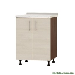 Кухонний модуль нижній Еверест Оптіма Н82-600 Дуб шамоні світлий (без стільниці) 60х47х82