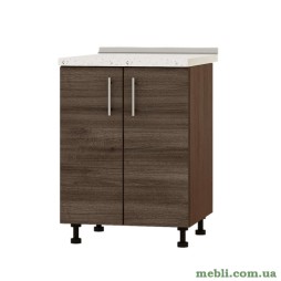 Кухонний модуль нижній Еверест Оптіма Н82-600 Дуб шамоні темний (без стільниці) 60х47х82