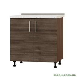 Кухонний модуль нижній Еверест Оптіма Н82-800 Дуб шамоні темний (без стільниці) 80х47х82