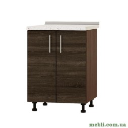 Кухонний модуль під мийку Еверест Оптіма Н84-600 Дуб трюфель (без стільниці) 60х47х82