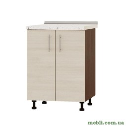 Кухонний модуль під мийку Еверест Оптіма Н84-600 Дуб шамоні світлий (без стільниці) 60х47х82