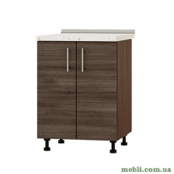 Кухонний модуль під мийку Еверест Оптіма Н84-600 Дуб шамоні темний (без стільниці) 60х47х82