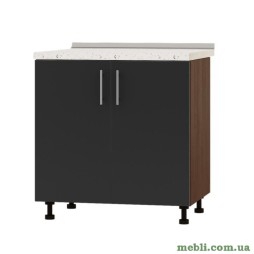 Кухонний модуль під мийку Еверест Оптіма Н84-800 Антрацит (без стільниці) 80х47х82