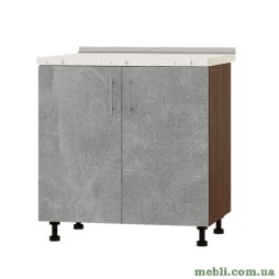 Кухонний модуль під мийку Еверест Оптіма Н84-800 Бетон (без стільниці) 80х47х82