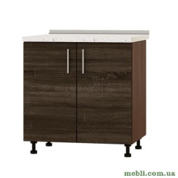 Кухонний модуль під мийку Еверест Оптіма Н84-800 Дуб трюфель (без стільниці) 80х47х82